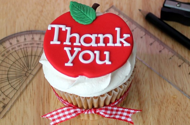 Teachers' thank you cupcakes recipe goodtoknow